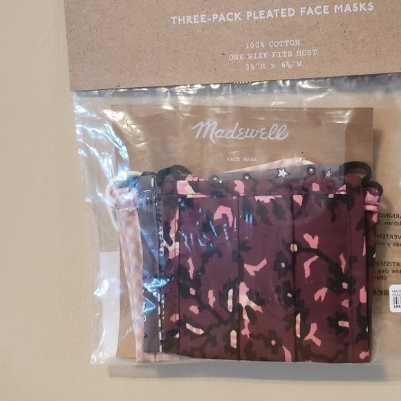 Madewell Pack of 3 Face Masks - Picture 11 of 16